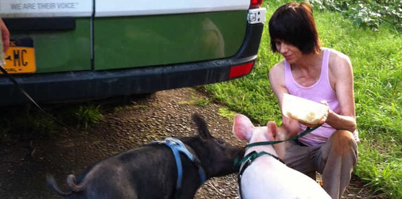Anna and Maybelle rescued by local good-samaritan